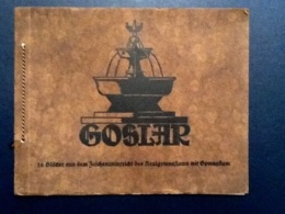 GOSLAR (Ville De BASSE SAXE) - RECUEIL ILLUSTRATIONS SIGNEES - ARCHITECTURE SITES - Edition Allemande - Catalogues