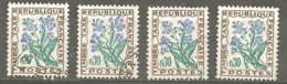 Taxes  N°   99   -  Oblitérés   -  Myosotis  -(  4  Exemplaires  ) - 1960-.... Used