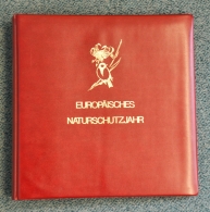 BOREK Binder Mit 6-Loch Mechanik Europ. Denkmalschutzjahr Rot Gebraucht (Z335) - Binders Only