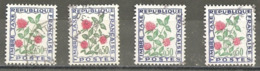 Taxes  N°   101  -  Oblitérés  -  Trèfle  -  (  4  Exemplaires  ) - 1960-.... Used