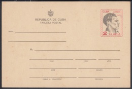 1969-EP-2 CUBA 1969. Ed.108. TARJETA ENTERO POSTAL. POSTAL STATIONERY. JULIO ANTONIO MELLA. UNUSED. - Storia Postale