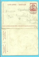 Kaartbrief Stempel RHISNE Op 5/8/1914 Naar Molenbeek (Offensief W.O.I) - Zone Non Occupée