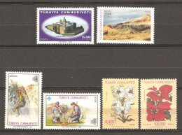 Turkey 1992-1997 Inflation MNH Stamps Scouts Scouting Flowers Mountain Climbing - Ungebraucht