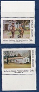 ARGENTINE 1993     Peintures Adriana Zaefferer, Norberto Russo - Paintings Old House And Pa´las Casas 2v. - Unused Stamps