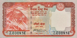 NEPAL 2008 Rupees-20 BANKNOTE Pick #62 UNC - Népal