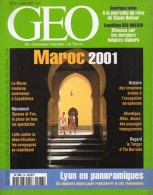GEO  N° 263, Janvier 2001 ( Maroc / Cambodge / Lyon ...) - Géographie