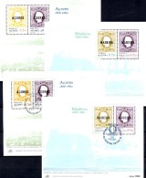 Bloc-set 1980 Azoren Plus Madeira Blöcke 1 **/SST 20€ Bloques Hoja Ss Blocs Ships M/s History Sheets Bf Portugal-Acores - Altri & Non Classificati