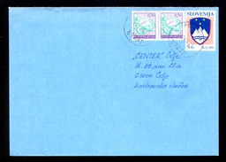Slovenia - Mixed Franked Letter With The Slovenia And Yugoslavia Stamps / 2 Scans - Slovénie