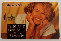 TELECARTE 50 U TIRAGE 2000 000 EX  B N V T  PaSSionément - 1996