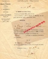 87 - CIEUX - SIMON DUPUY BOUCHER-BOUCHERIE- 1883- REVISION LISTE ELECTORALE POUR 1884 - Historische Documenten