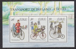 Ireland 1991 Transport In Ireland - Cycles M/s ** Mnh (32949) - Blocks & Sheetlets