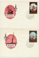 SOVIET UNION 1980 Olympic Games: Tourism II Set Of 2 FDC, Michel 4927-28 - FDC