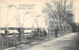 78-VILLENNES-SUR-SEINE- RESTAURANT DES PEUPLIERS ( LEON DIDIER , PROPRIETAIRE ) - Villennes-sur-Seine