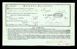 Hungary-Croatia - Postal Document That Is Used In Osijek - Esseg 1854 / 2 Scans - Altri & Non Classificati