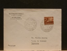 63/792  LETTRE  LUX  POUR LA BELG.  1958 - Postämter In Marokko/Tanger (...-1958)