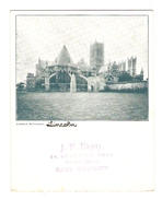 GB POST CARD - LINCOLN CATHEDRAL -  J.F. BAYLY BARRY ROAD EAST DULWICH - 2 Scans - - Lincoln