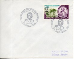 Reunion. Enveloppe Fdc. Napoléon Bonaparte. Saint Denis. 16/8/1969 - Briefe U. Dokumente