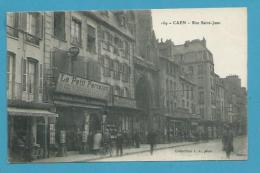 CPA 169 - Magasins Marchand De Cartes Portales Rue Saint-Jean CAEN 14 - Caen
