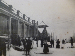 CPA 88 Vosges Les Vosges En Hiver Au Cl De La Schlucht Les Préparatifs Pour Le Concours De Ski - Otros & Sin Clasificación