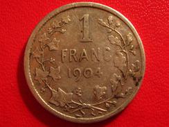 Belgique - 1 Franc Leopold II 1904 2942 - 1 Franc