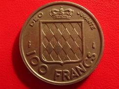 Monaco - 100 Francs Rainier III 1956 2948 - 1949-1956 Oude Frank