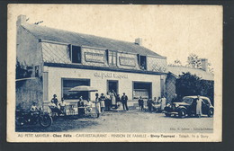 +++ CPA - SIVRY TOUVENT - Café Restaurant "Chez Felix" - Au Petit Mayeur - Auto - Moto  // - Sivry-Rance