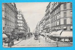 75-PARIS-Rue De Rennes Prise De La Gare Montparnasse-cpa  écrite 1910 - Distrito: 06