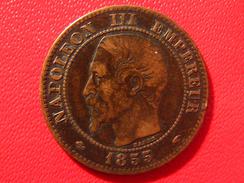 2 Centimes Napoléon III 1855 A Paris Ancre 4784 - 2 Centimes