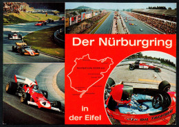 7305 - Alte Ansichtskarte - Nürburgring Rallye Autorennen Motorsport - N. Gel TOP - Cornely Karte - Rallyes