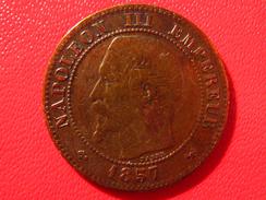 2 Centimes Napoléon III 1857 W Lille 4796 - 2 Centimes