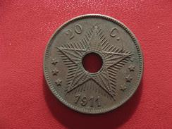 Congo Belge - 20 Centimes 1911 2582 - 1910-1934: Albert I