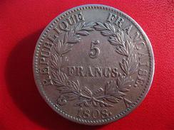 5 Francs Napoléon Ier 1808 A Paris Tranche Fautée IMG_2392 - 5 Francs