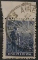 ARGENTINA 1911. Farmer And Rising Sun. USADO - USED. - Oblitérés