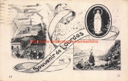 1939 Souvenir De Lourdes - Lourdes