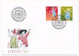 SUISSE -  FDC 1989 - EUROPA - 3 Enveloppes ( 2 Séries ) - FDC