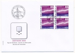 SUISSE - FDC 2004 - Journée Du Timbre 2004 DIETIKON - 2 Enveloppes - FDC