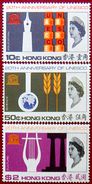 HONG KONG 1966 UNESCO COMPLETE SET MNH Scott231-233 CV$80 - Nuevos