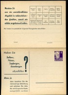 DDR PP2 B2/002 Privat-Antwortpostkarte PETERS FABRIKATIONSPROGRAMM 1952  NGK 15,00 € - Postales Privados - Nuevos