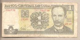 Cuba - Banconota Circolata Da 1 Peso P-128e - 2010 #19 - Cuba