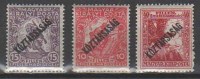 Hungary 1918. Assistant "KÖZTÁRSASÁG" Overprint Set MNH (**) Michel:219-221 / 0.30 EUR - Ungebraucht