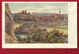 FIK-03   Berthoud Burgdorf Litho. Pionier. Gelaufen In 1899 - Berthoud