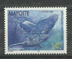 MAYOTTE 2000 WHALES MNH - Unused Stamps