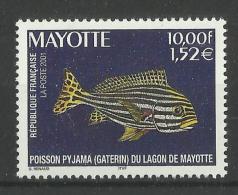 MAYOTTE 2001 FISH MNH - Unused Stamps