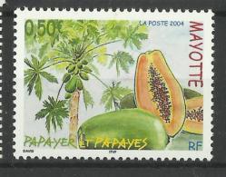 MAYOTTE 2004 PAPAYA PLANT,FRUIT MNH - Ungebraucht