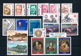 SAN MARINO - 1983 - Annata Completa - 20 Valori - Year Complete ** MNH/VF - Full Years