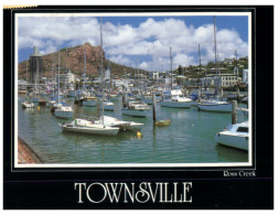 (326) Australia - QLD - Townsville (with Folded Stamp At Back Of Edge Of Card ) - Townsville