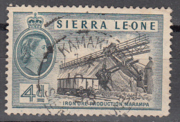 SIERRA LEONE   SCOTT NO. 200   USED    YEAR  1956 - Sierra Leone (...-1960)