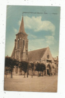 Cp , 60 , CREVECOEUR LE GRAND , L'église , Ed : Delaplace , Voyagée 1952 - Crevecoeur Le Grand