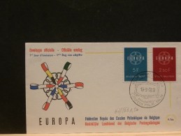 63/863   FDC  BELGE - 1951-1960