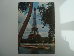 Paris La Tour Eiffel Et La Seine - Eiffelturm